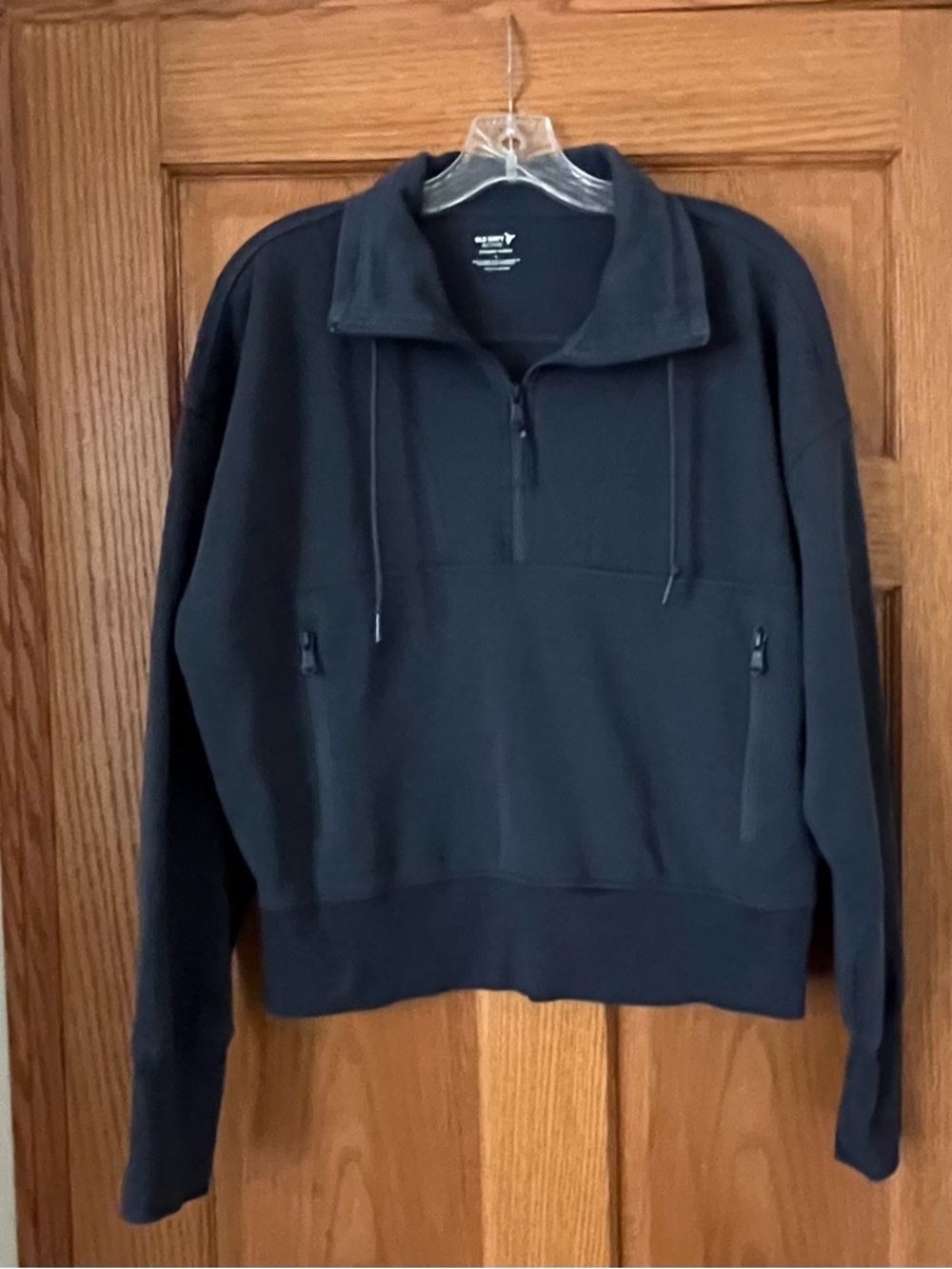 Old Navy Active Dynamic Navy Half-Zip Pullover Sz L - Picture 6 of 10